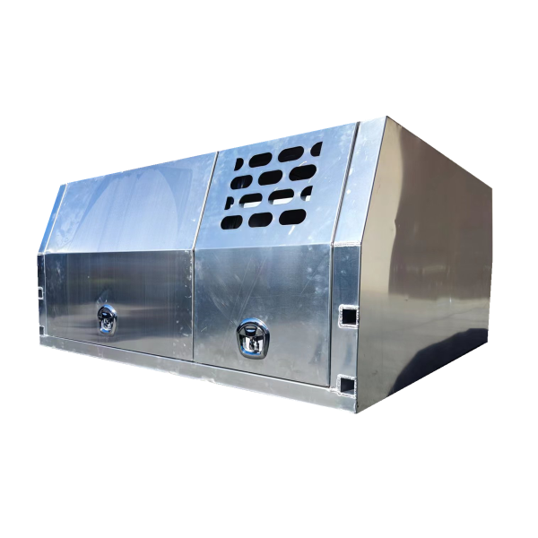 Jack Off Aluminium Ute Canopy with 1/4 Dog Box