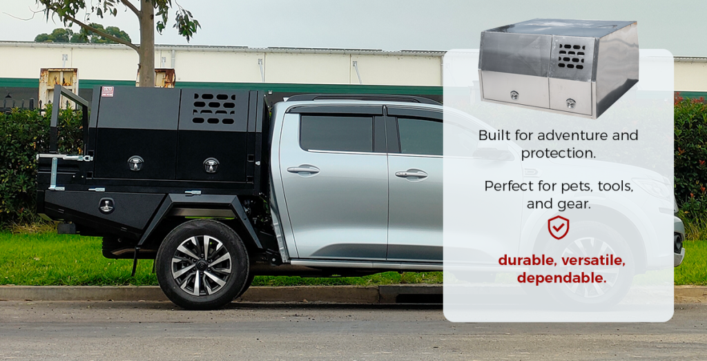 Dog Box: The Ultimate Heavy-Duty Storage Solution for Australian Ute Owners 2 Aluminium Canopy With 14 Dog Box 1