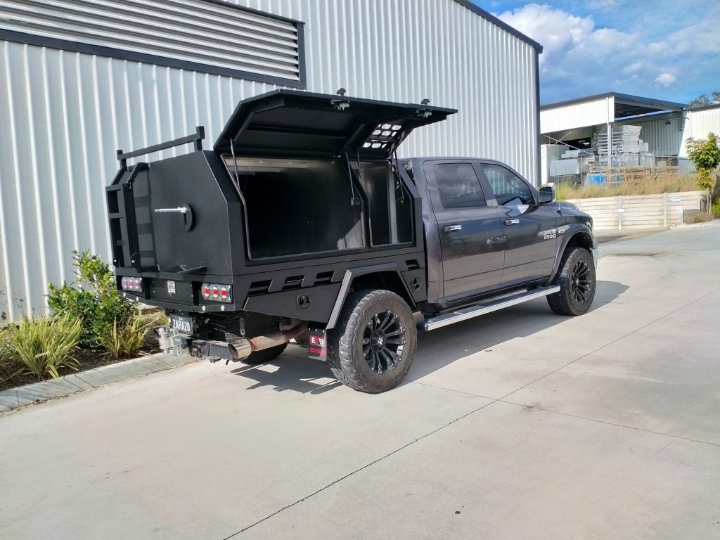 Tray and Canopy Package: A High Quality Smart Crystal of Australian Engineers 3 Ram 1500 Ute Tray and Canopy Package