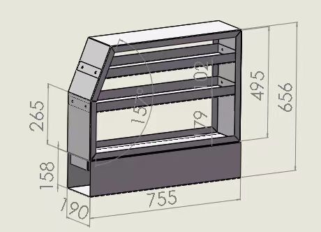 Aluminium Ute Canopy Pantry Slide Small 2 Aluminium Ute Canopy Pantry Slide Small - Image 2