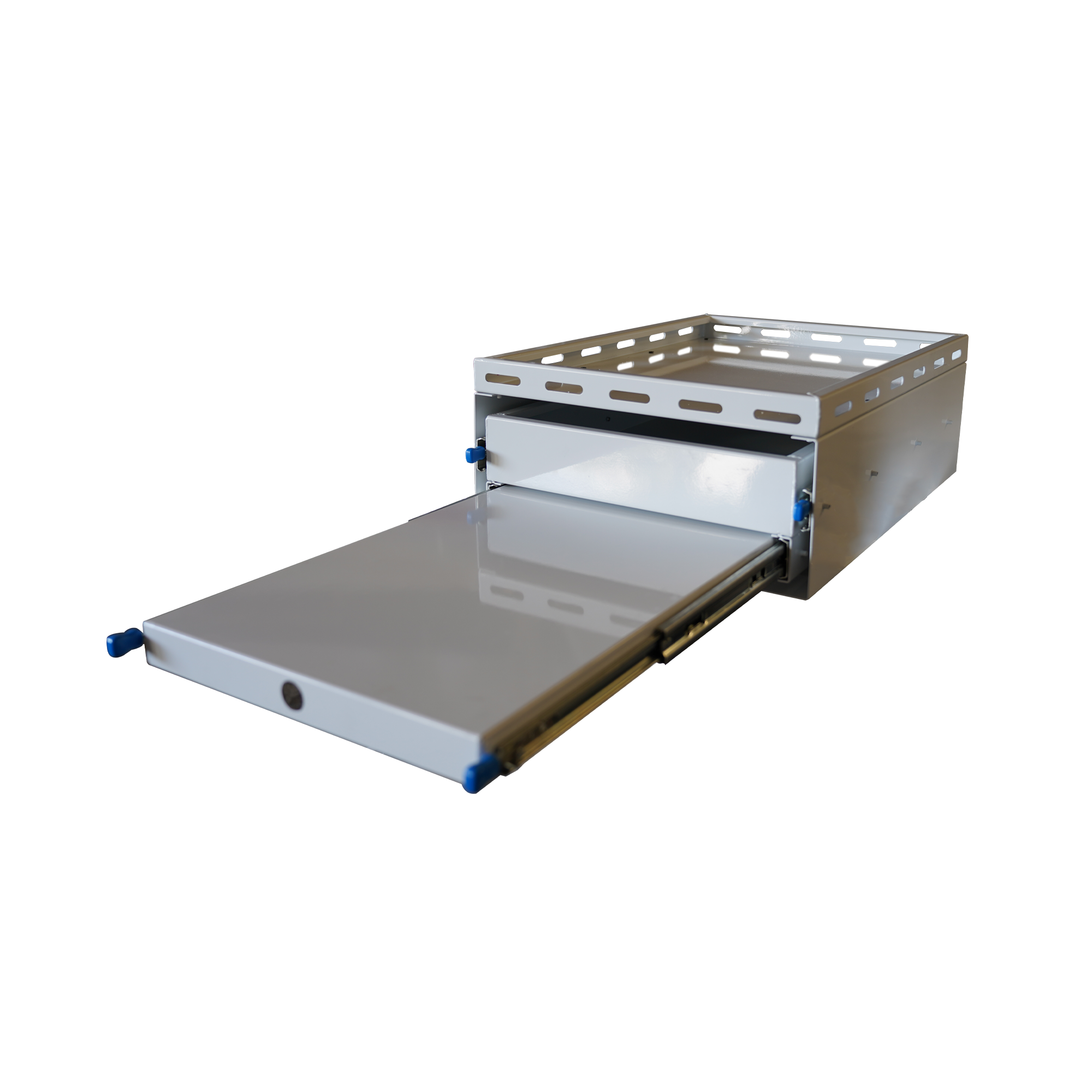 530mm Wide Aluminium Ute Canopy Slide Drawer / Bench 2 530mm Wide Aluminium Ute Canopy Slide Drawer / Bench