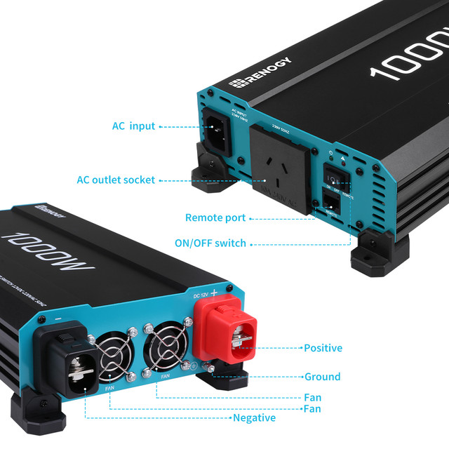 1000W 12V to 230V/240V Pure Sine Wave Inverter (with UPS Function) 10 1000W 12V to 230V/240V Pure Sine Wave Inverter (with UPS Function)
