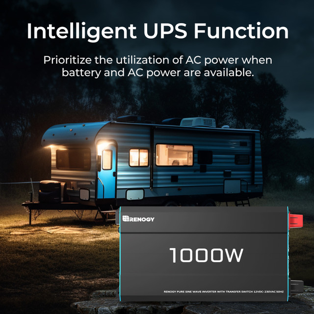 1000W 12V to 230V/240V Pure Sine Wave Inverter (with UPS Function) 6 1000W 12V to 230V/240V Pure Sine Wave Inverter (with UPS Function)