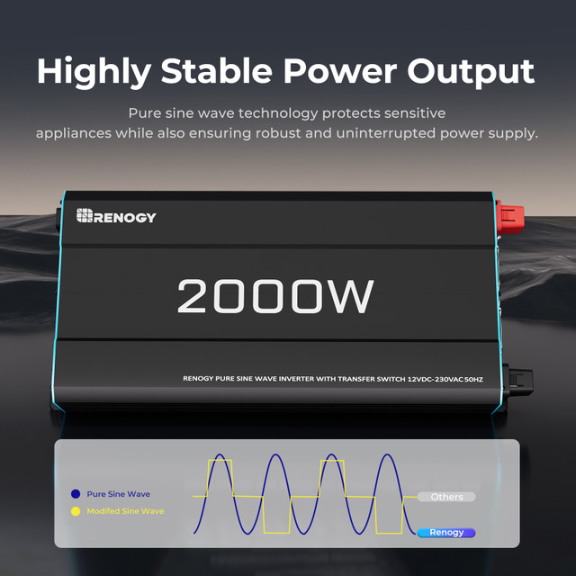 2000W 12V to 230V/240V Pure Sine Wave Inverter (with UPS Function) 4 2000W 12V to 230V/240V Pure Sine Wave Inverter (with UPS Function)