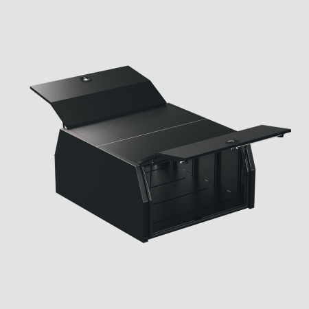Xceed Flat 1600mm Aluminium Ute Canopy - Black