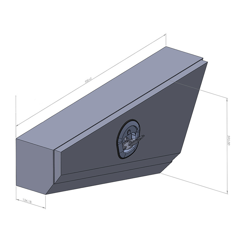 960mm Double Tapered Ute Under Tray Tool Box 2 960mm Double Tapered Ute Under Tray Tool Box - Image 2