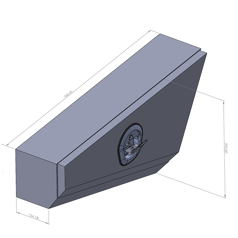 860mm Double Tapered Ute Under Tray Tool Box 2 860mm Double Tapered Ute Under Tray Tool Box - Image 2