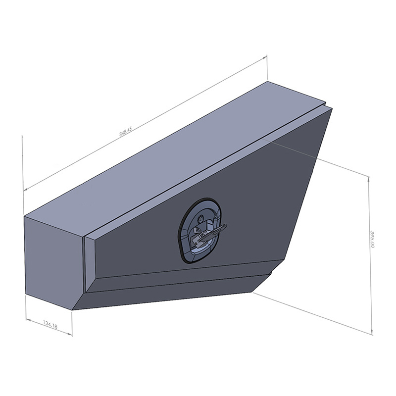 850mm Double Tapered Ute Under Tray Tool Box 2 850mm Double Tapered Ute Under Tray Tool Box - Image 2