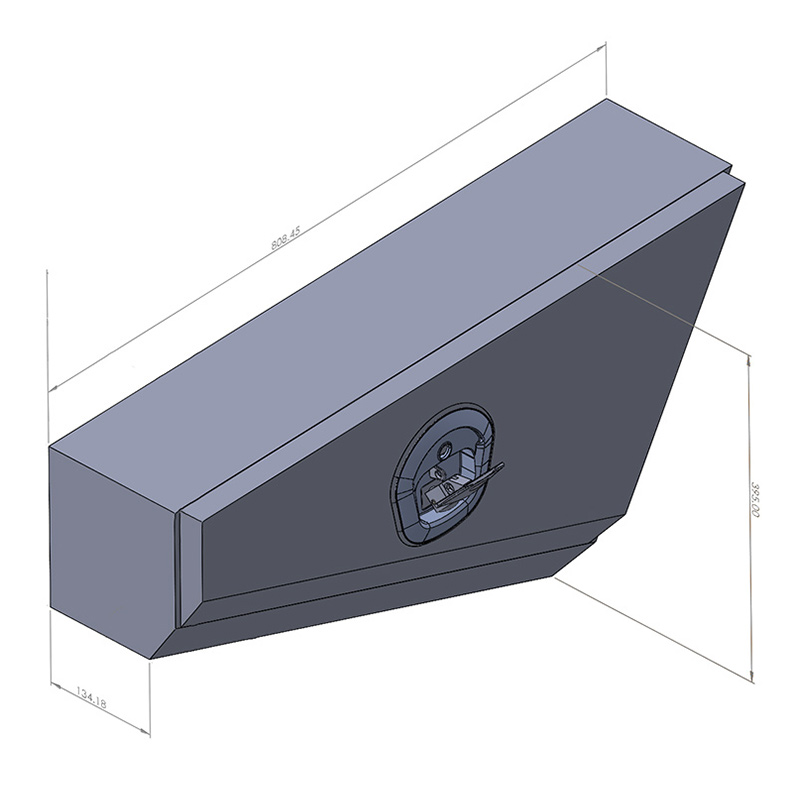 810mm Double Tapered Ute Under Tray Tool Box 2 810mm Double Tapered Ute Under Tray Tool Box - Image 2