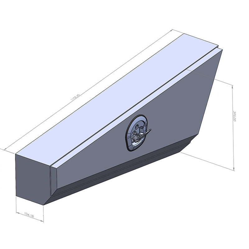 1160mm Double Tapered Ute Under Tray Tool Box 2 1160mm Double Tapered Ute Under Tray Tool Box - Image 2