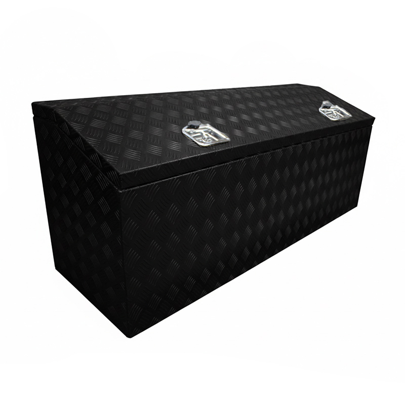 1500mm Checker Plate Chest Top Open Aluminium Toolbox 2 1500mm Checker Plate Chest Top Open Aluminium Toolbox - Image 2