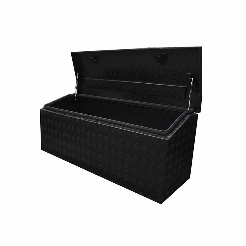 1500mm Checker Plate Chest Top Open Aluminium Toolbox 4 1500mm Checker Plate Chest Top Open Aluminium Toolbox - Image 4