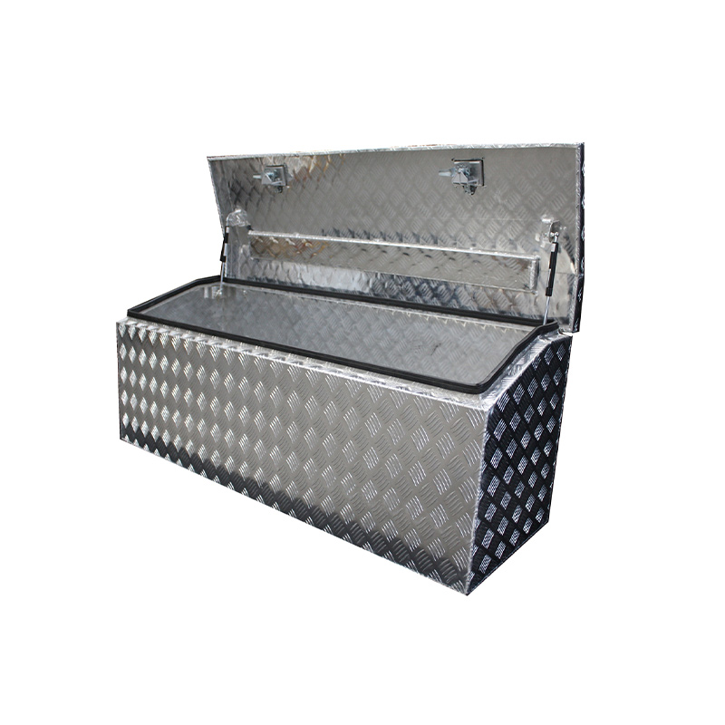 1500mm Checker Plate Chest Top Open Aluminium Toolbox 3 1500mm Checker Plate Chest Top Open Aluminium Toolbox - Image 3