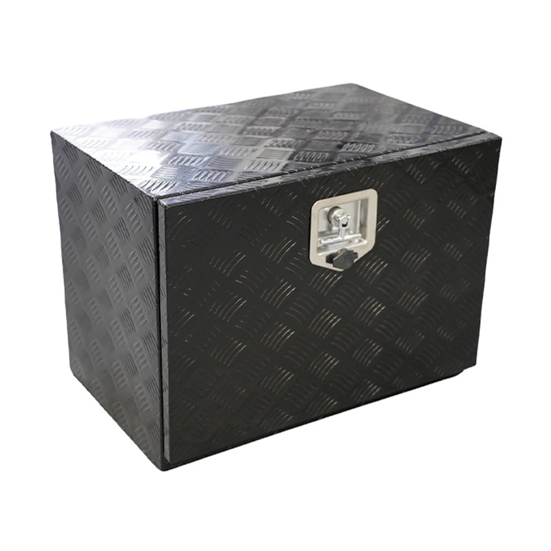 600x400x450mm Checker Plate Aluminium Under Tray Tool Boxes 2 600x400x450mm Checker Plate Aluminium Under Tray Tool Boxes - Image 2