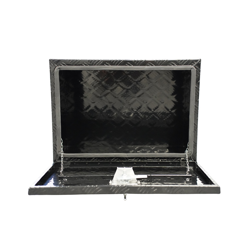 600x400x450mm Checker Plate Aluminium Under Tray Tool Boxes 4 600x400x450mm Checker Plate Aluminium Under Tray Tool Boxes - Image 4
