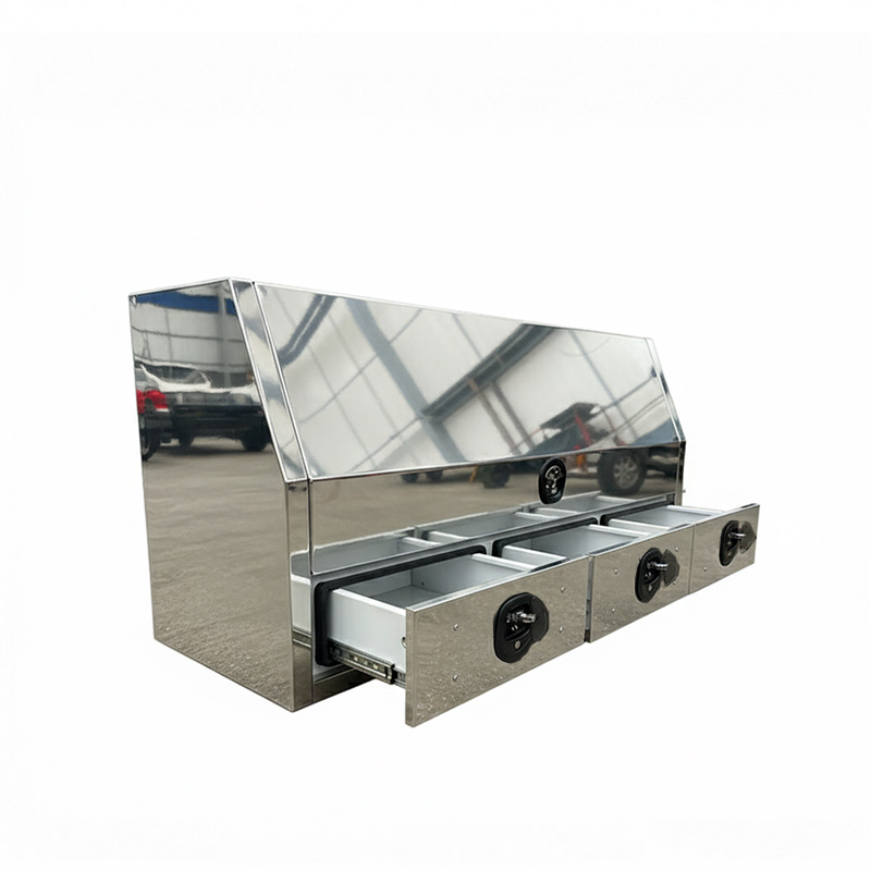 1700mm Flat Plate Half Open with 3 Drawers Toolbox 6 1700mm Flat Plate Half Open with 3 Drawers Toolbox - Image 6