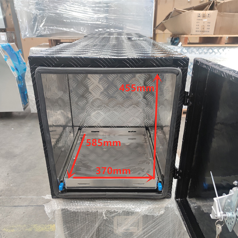 Aluminium Caravan Trailer Campers Tool Box for Generator, Webber BBQ and Gas Bottle 9 Aluminium Caravan Trailer Campers Tool Box for Generator, Webber BBQ and Gas Bottle - Image 9