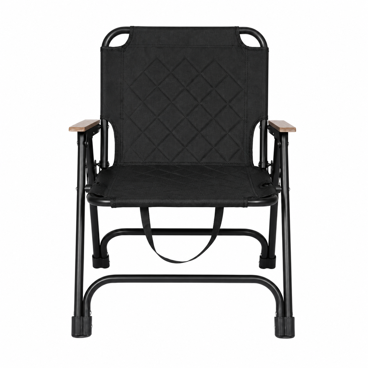 Folding Camping Chair with Padded Quilted Seat, Portable Outdoor Chair with Armrests for Camping, Fishing & Backyard Use 5 Folding Camping Chair with Padded Quilted Seat, Portable Outdoor Chair with Armrests for Camping, Fishing & Backyard Use - Image 5