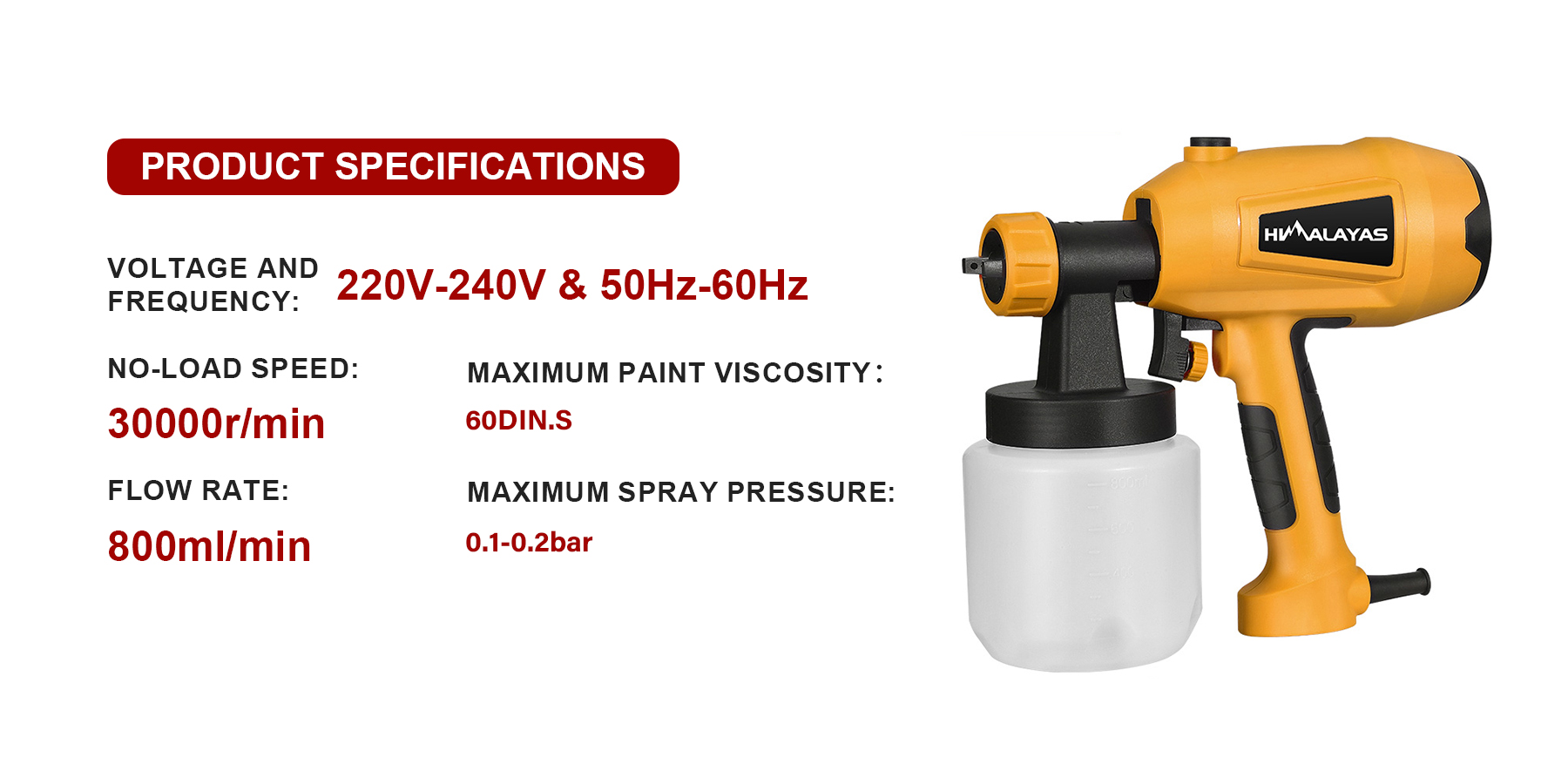 Electric Paint Spray Gun