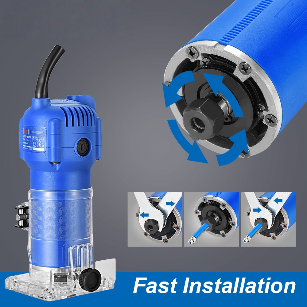 Laminate Trimmer Wood Router Clear Base Power Tool 7 Laminate Trimmer
