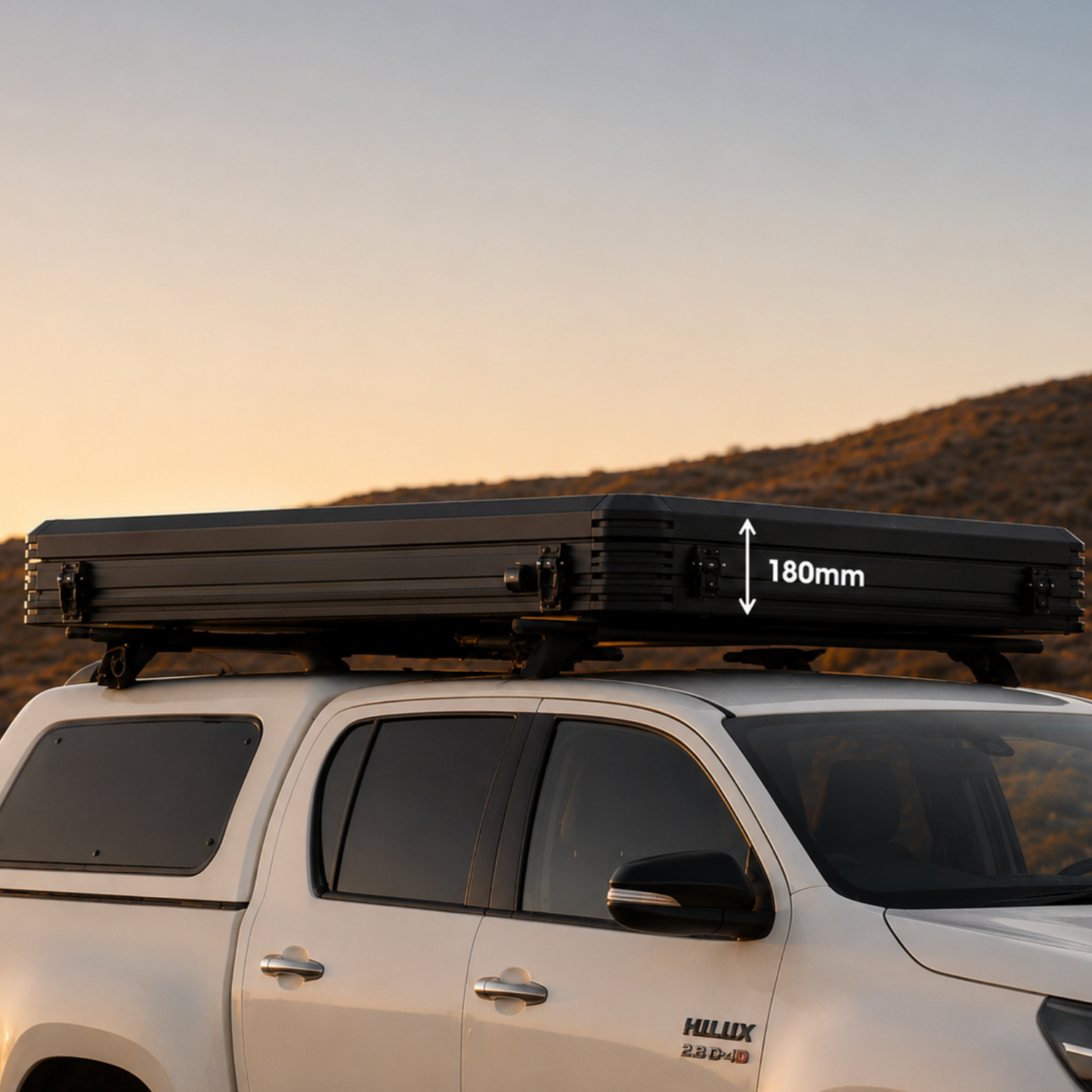 Aluminium Hard Shell Rooftop Tent | Fast Setup for Ute & 4WD 4 Rooftop Tent