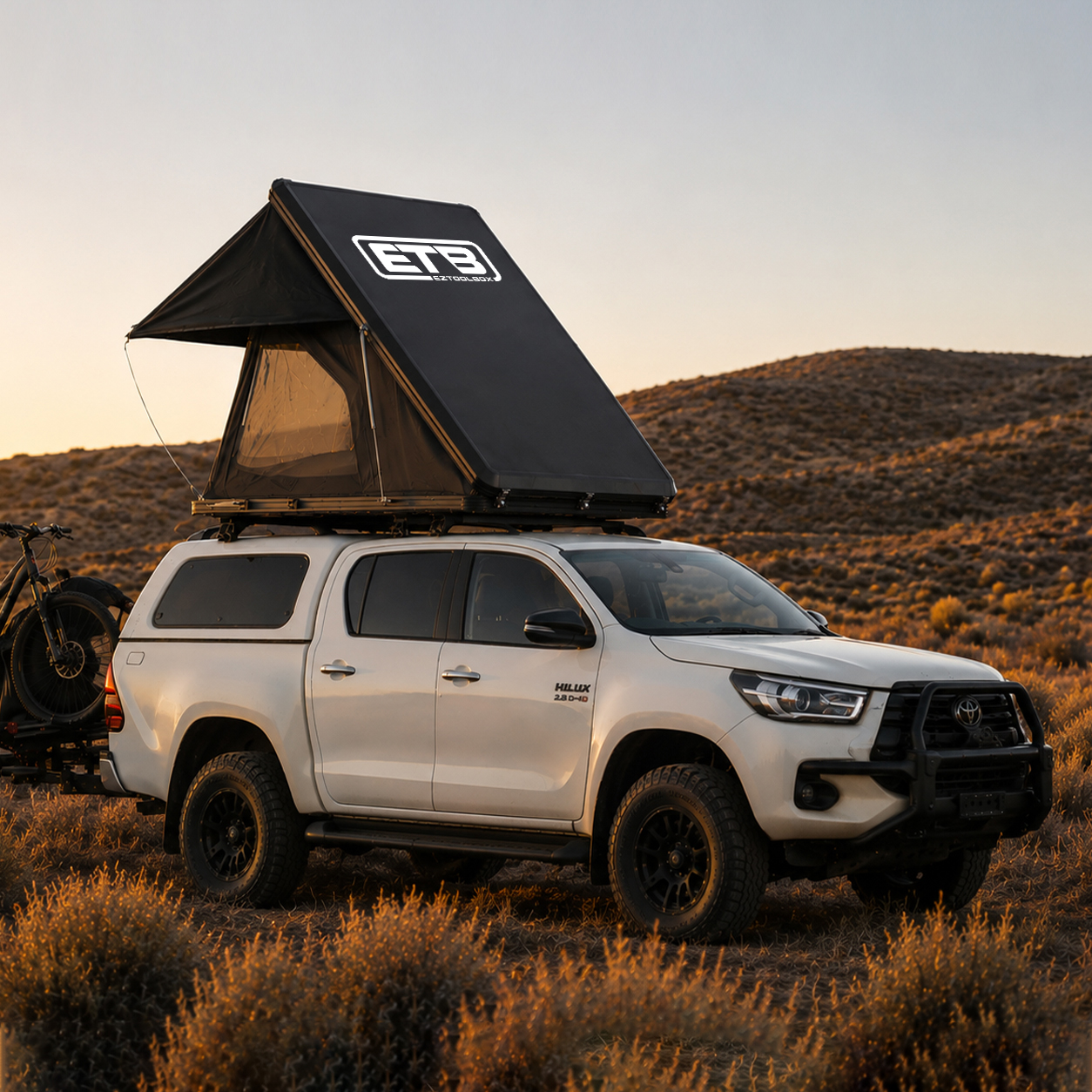 Aluminium Hard Shell Rooftop Tent | Fast Setup for Ute & 4WD 2 Aluminium Hard Shell Rooftop Tent | Fast Setup for Ute & 4WD - Image 2