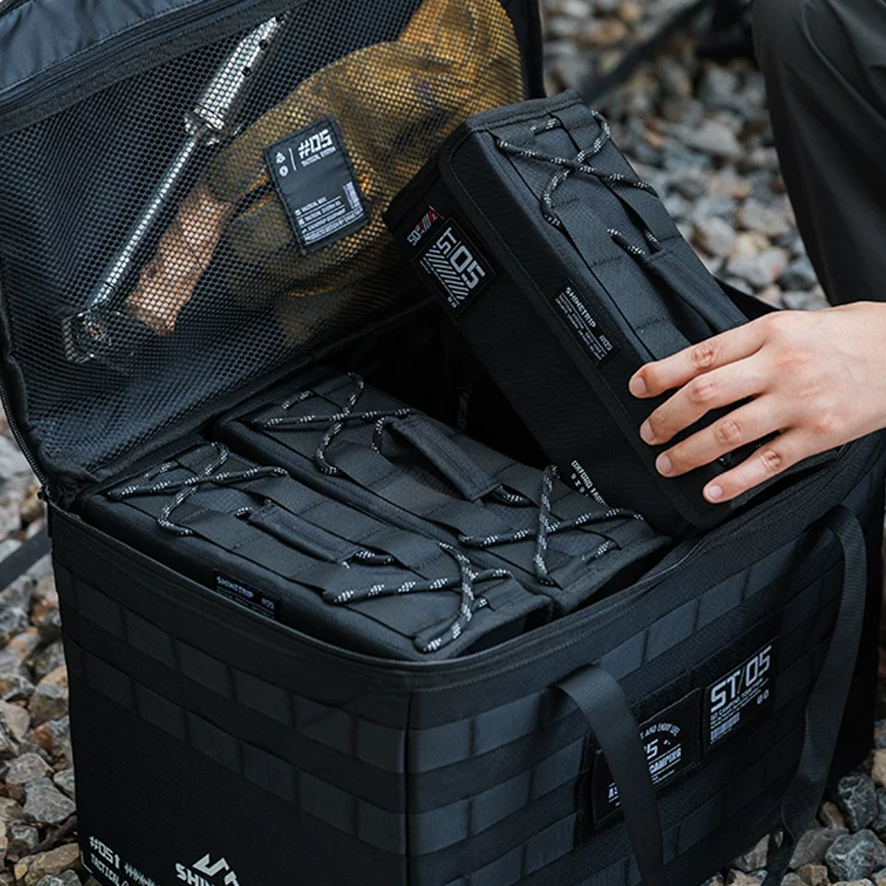 Outdoor picnic bag, camping equipment bag, large-capacity folding portable multi-functional storage bag 4 Outdoor picnic bag, camping equipment bag, large-capacity folding portable multi-functional storage bag - Image 4