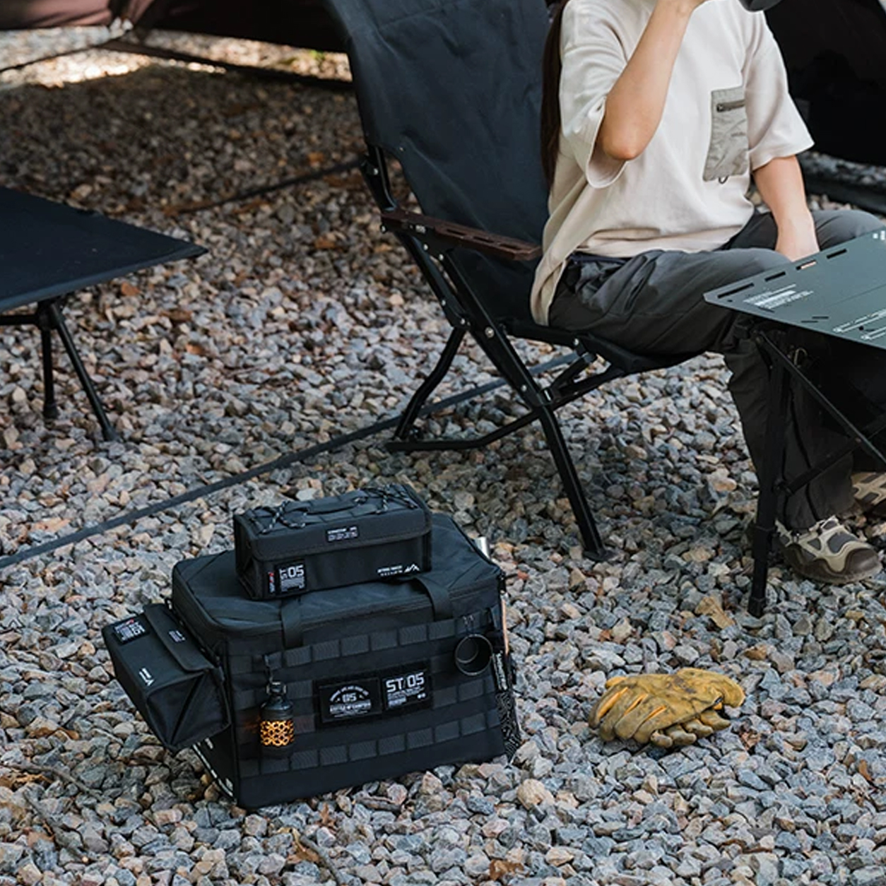 Outdoor picnic bag, camping equipment bag, large-capacity folding portable multi-functional storage bag 5 Outdoor picnic bag, camping equipment bag, large-capacity folding portable multi-functional storage bag - Image 5