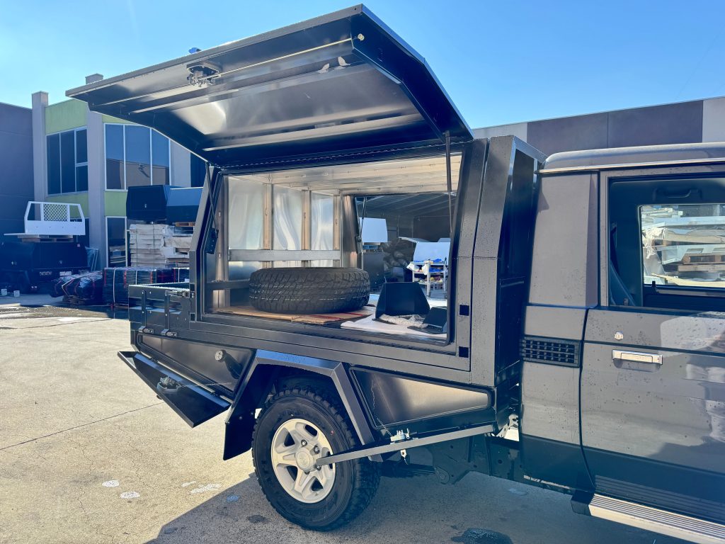 LC79 Single Cab Tray and Canopy Package – Built for Work and Adventure 1 LC79 Single Cab Tray and Canopy Package